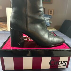 Women’s Circus by Sam Edelman Sleek Black Heeled Boots